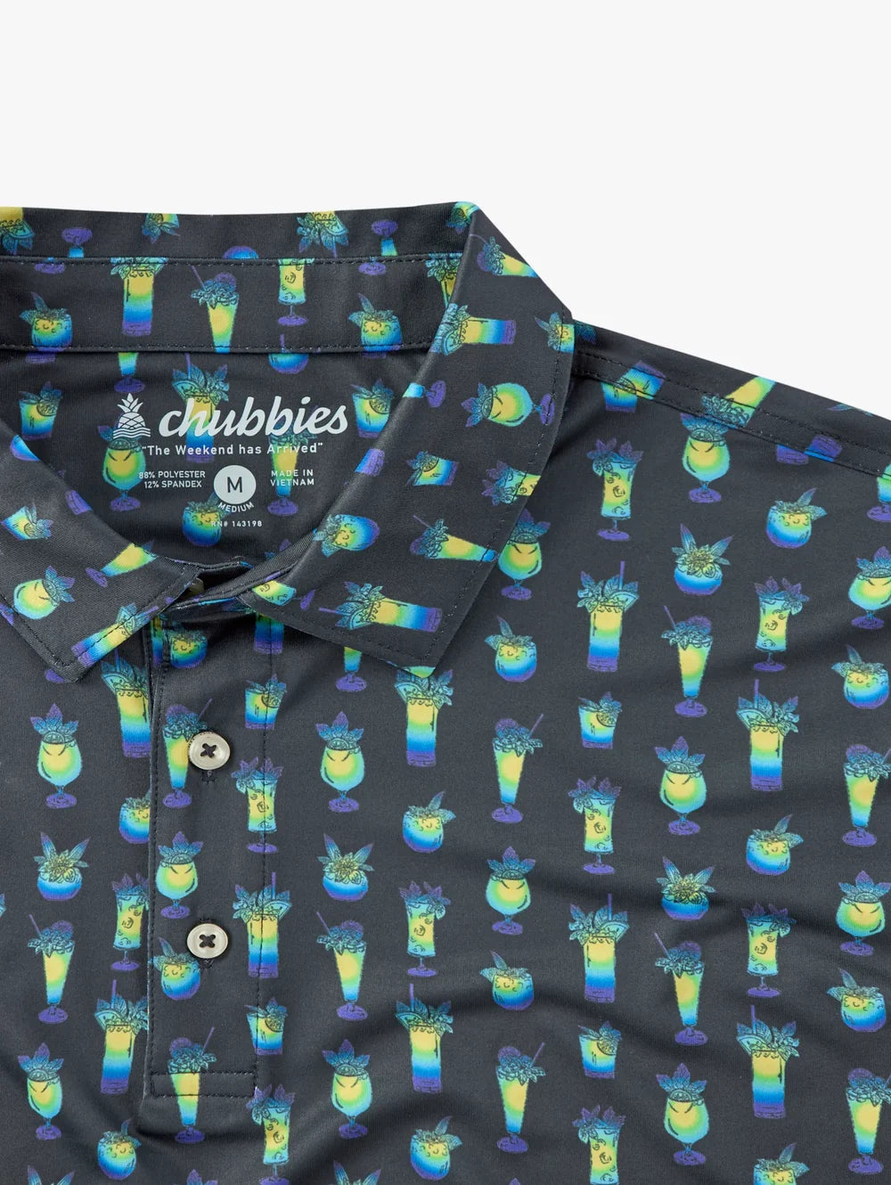 The Seafoam Citrus (Performance Polo) - Image 6 - Chubbies Shorts