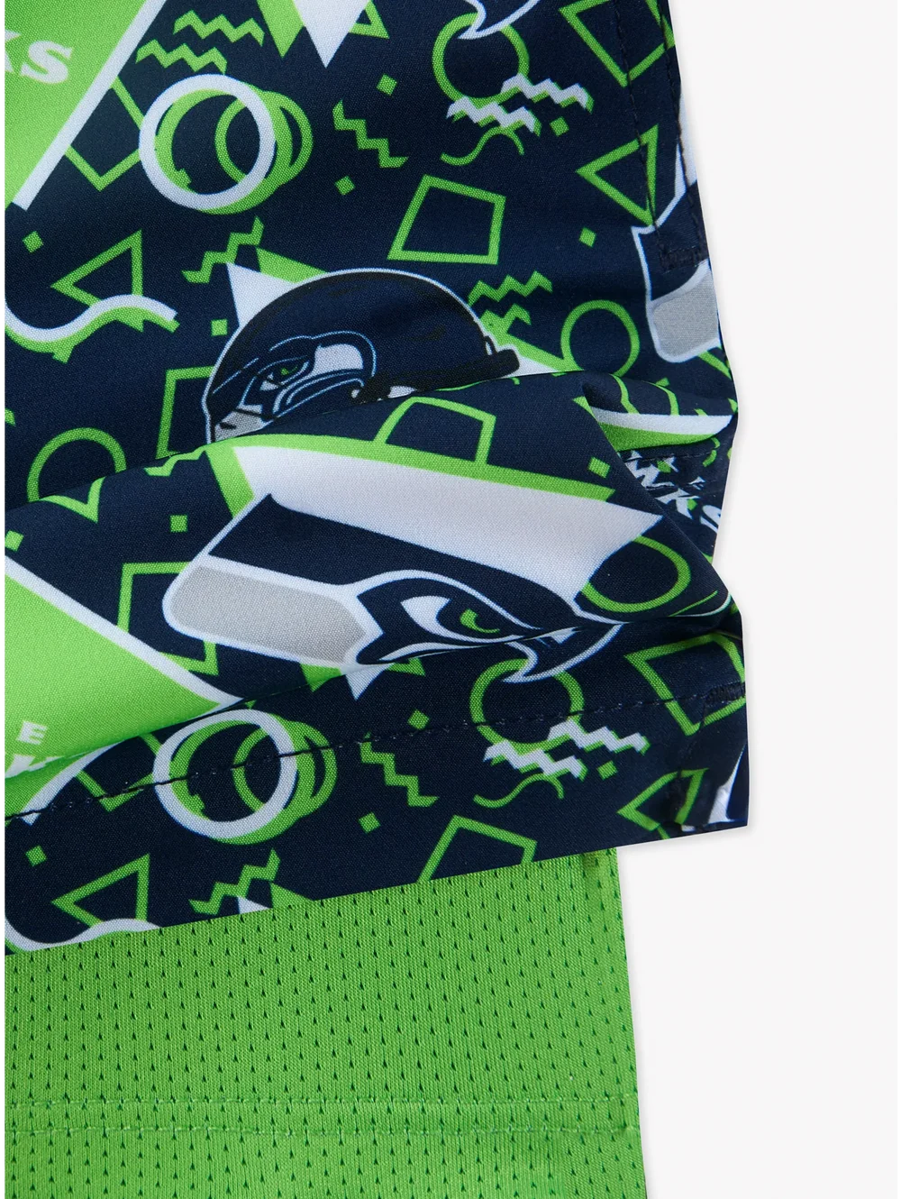The Seahawks Game Day Fit (Boys Classic Lined Trunk) - Image 3 - Chubbies Shorts