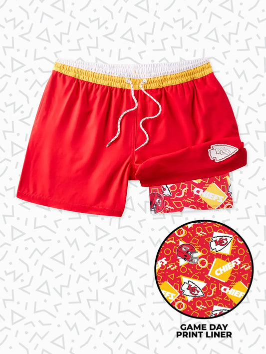 The Secret Chiefs 5.5" (Classic Lined Swim Trunks) - Image 1 - Chubbies Shorts