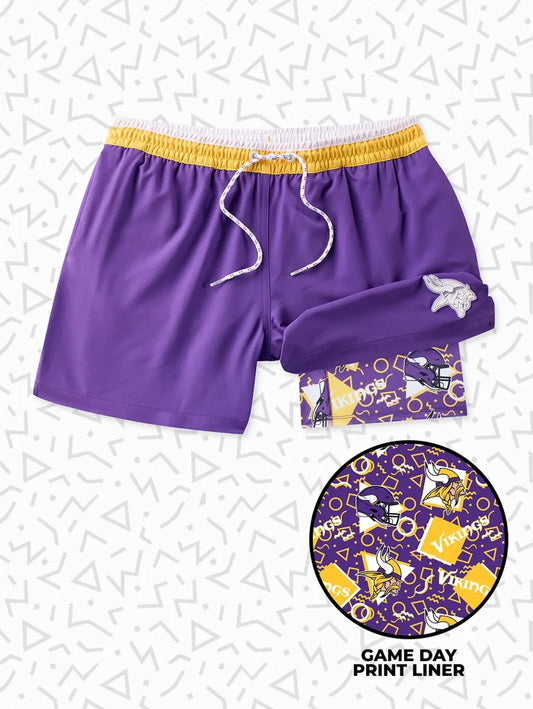 The Secret Vikings 5.5" (Classic Lined Swim Trunks) - Image 1 - Chubbies Shorts
