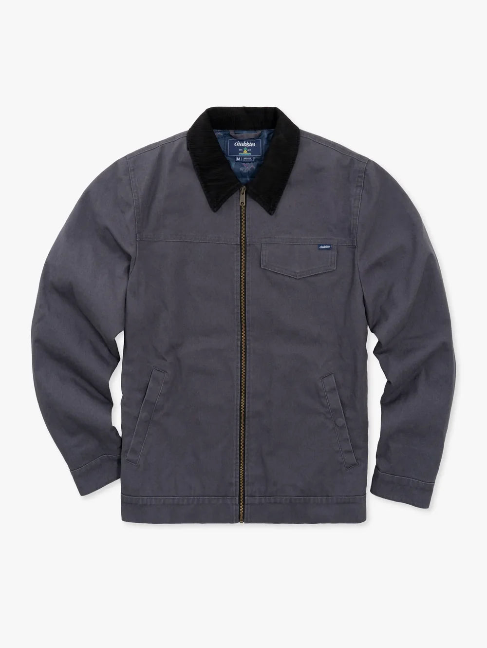 The Smoked Glass (Full-Zip Canvas Jacket) - Image 1 - Chubbies Shorts