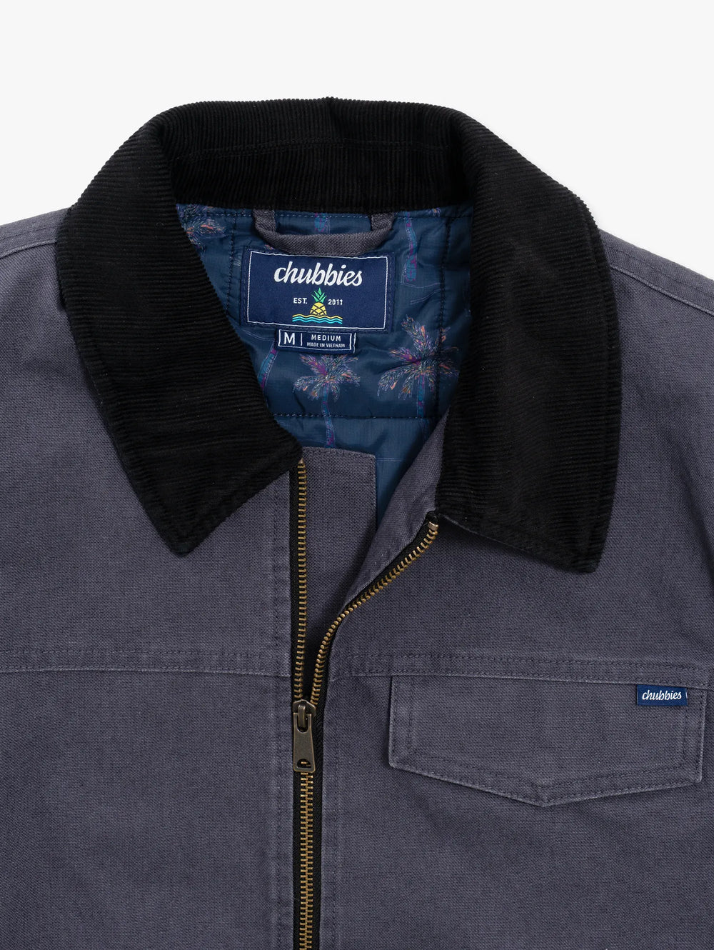 The Smoked Glass (Full-Zip Canvas Jacket) - Image 2 - Chubbies Shorts