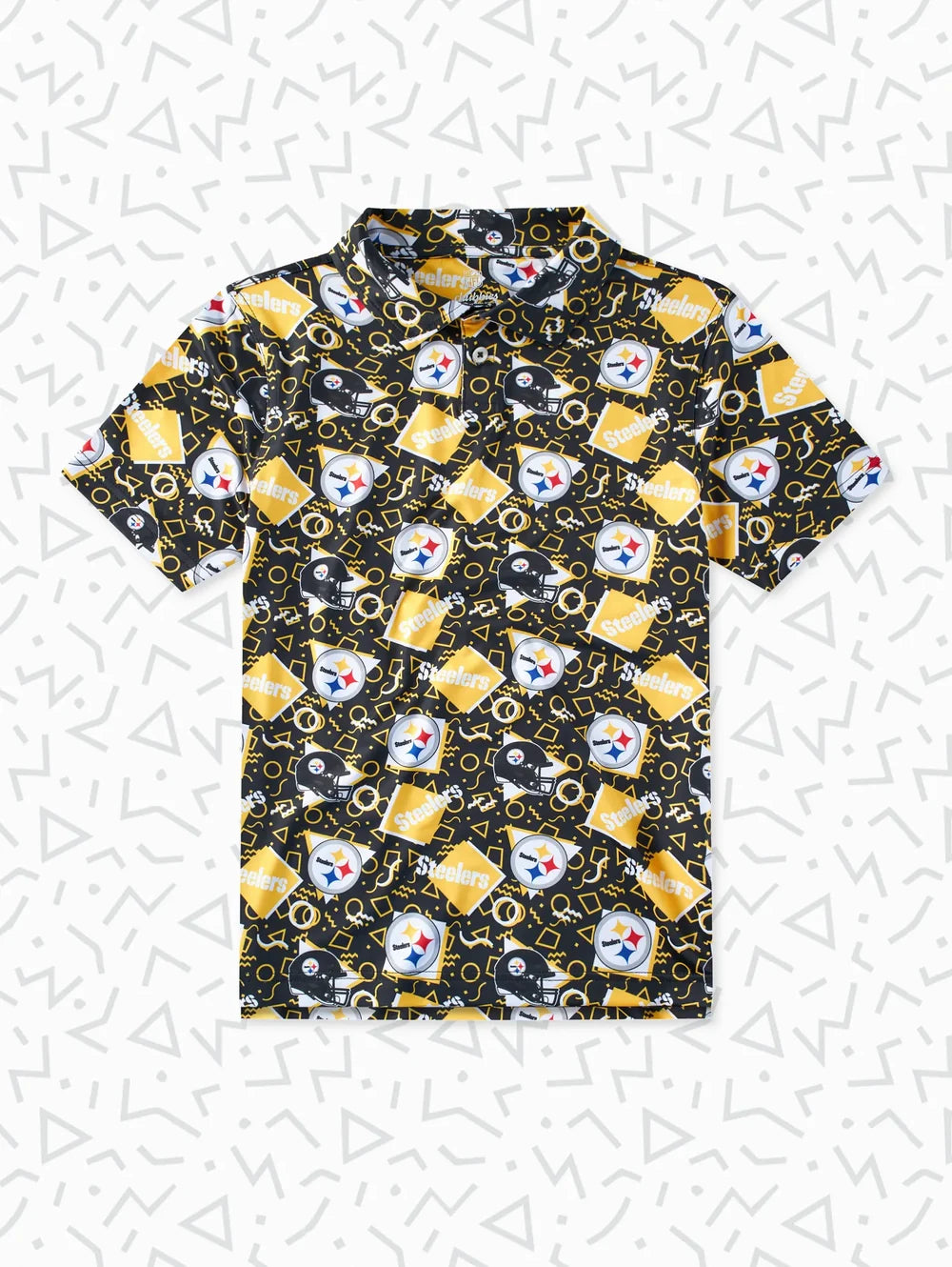 The Steelers Game Day Fit (Boys Performance Polo) - Image 1 - Chubbies Shorts