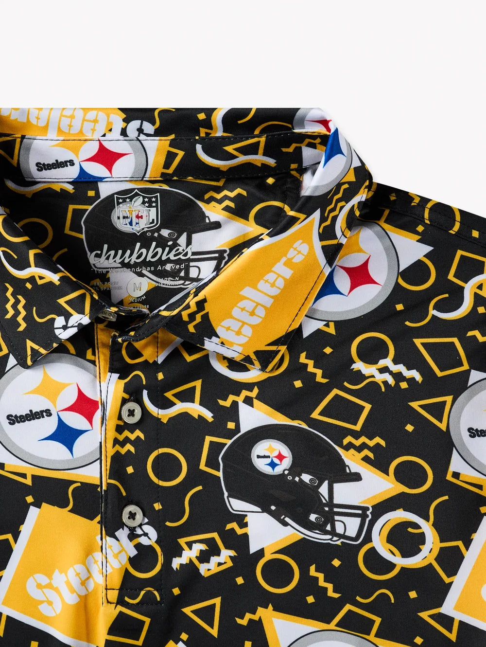 The Steelers Game Day Fit (Performance Polo) - Image 3 - Chubbies Shorts