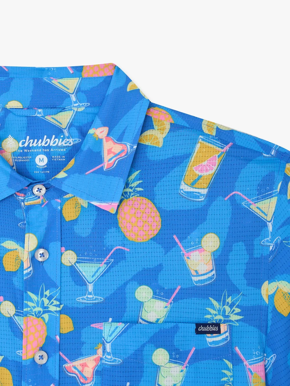 The Sunday Funday (Breezetech)- Blue - Image 2 - Chubbies Shorts