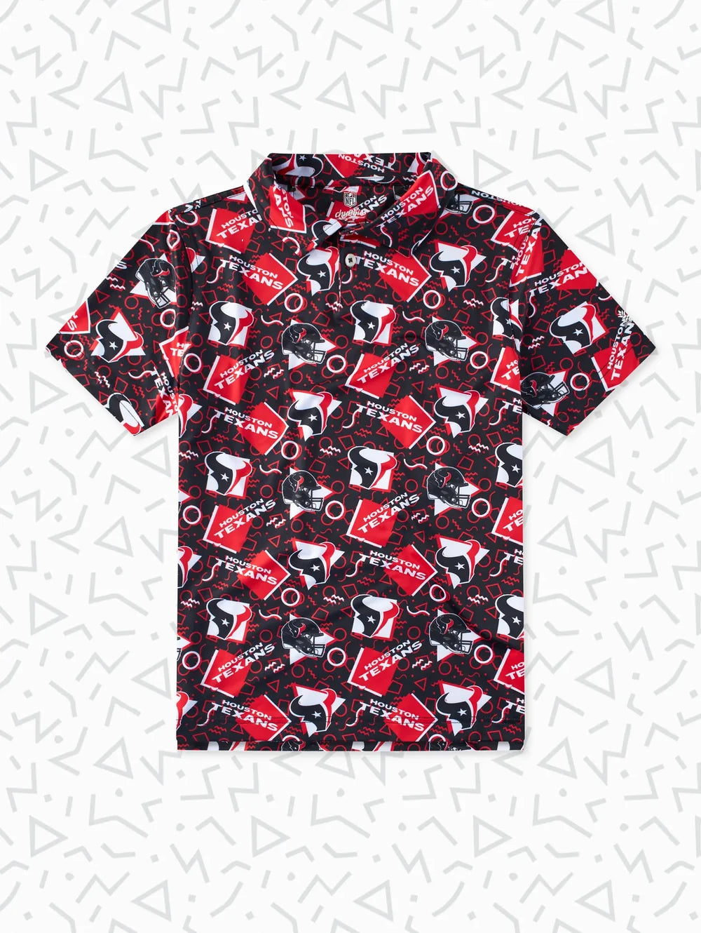 The Texans Game Day Fit (Boys Performance Polo) - Image 1 - Chubbies Shorts