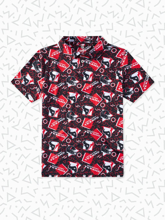 The Texans Game Day Fit (Boys Performance Polo) - Image 1 - Chubbies Shorts