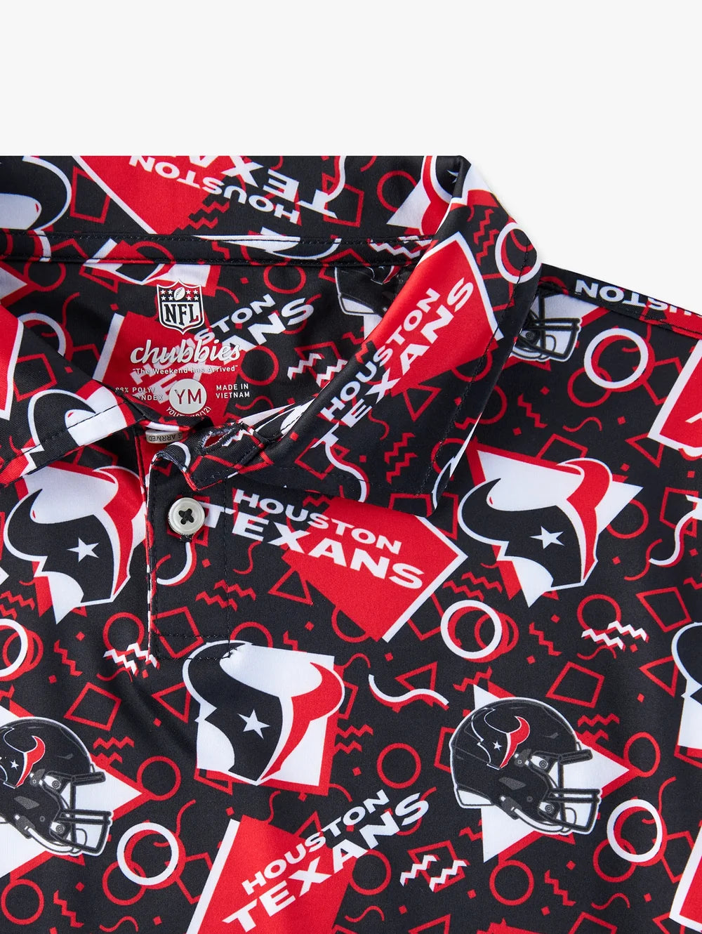 The Texans Game Day Fit (Boys Performance Polo) - Image 2 - Chubbies Shorts
