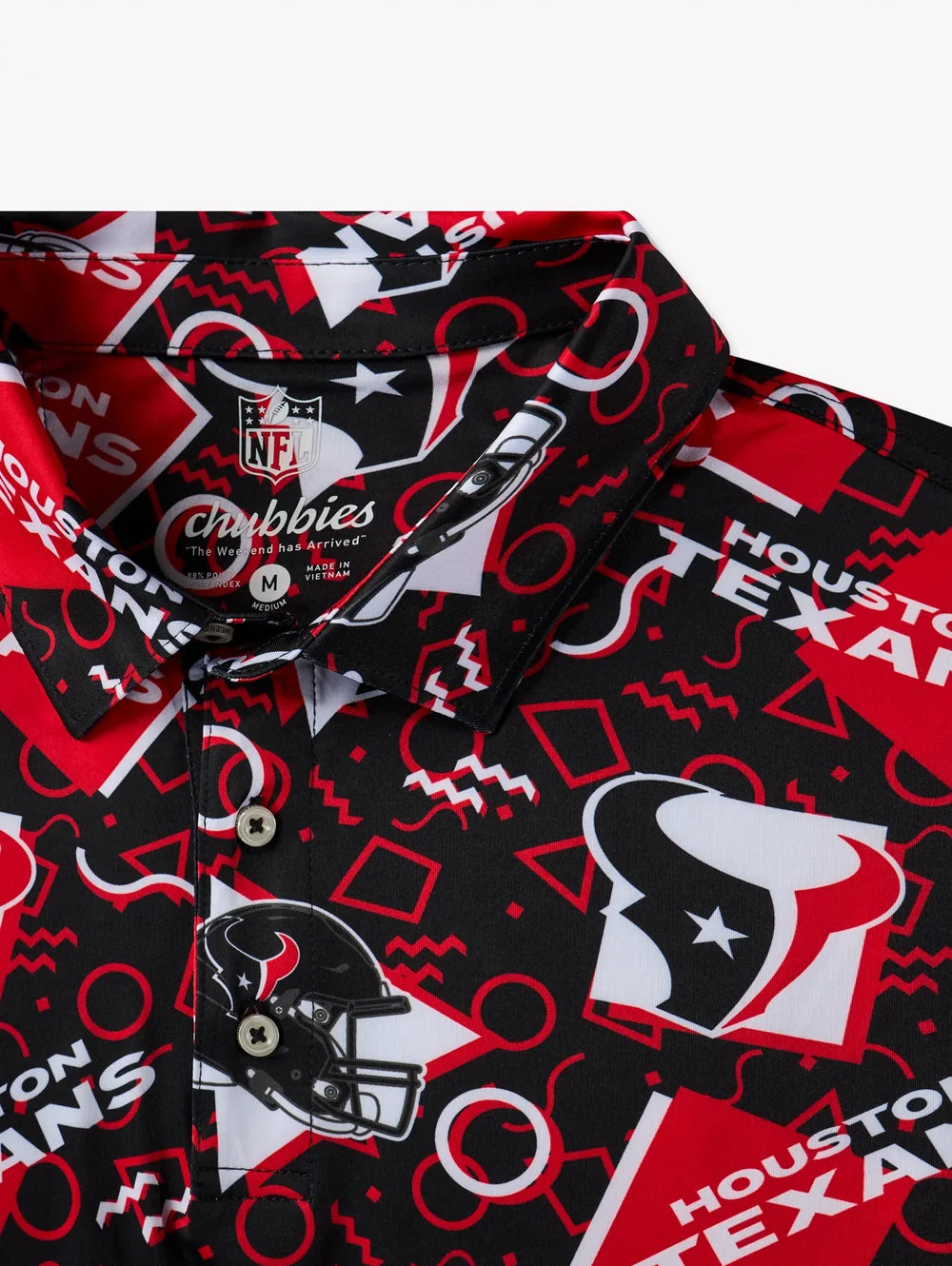 The Texans Game Day Fit (Performance Polo) - Image 3 - Chubbies Shorts