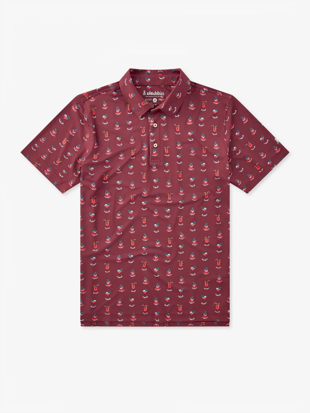 The That's The Spirit- Red (Performance Polo) - Image 1 - Chubbies Shorts