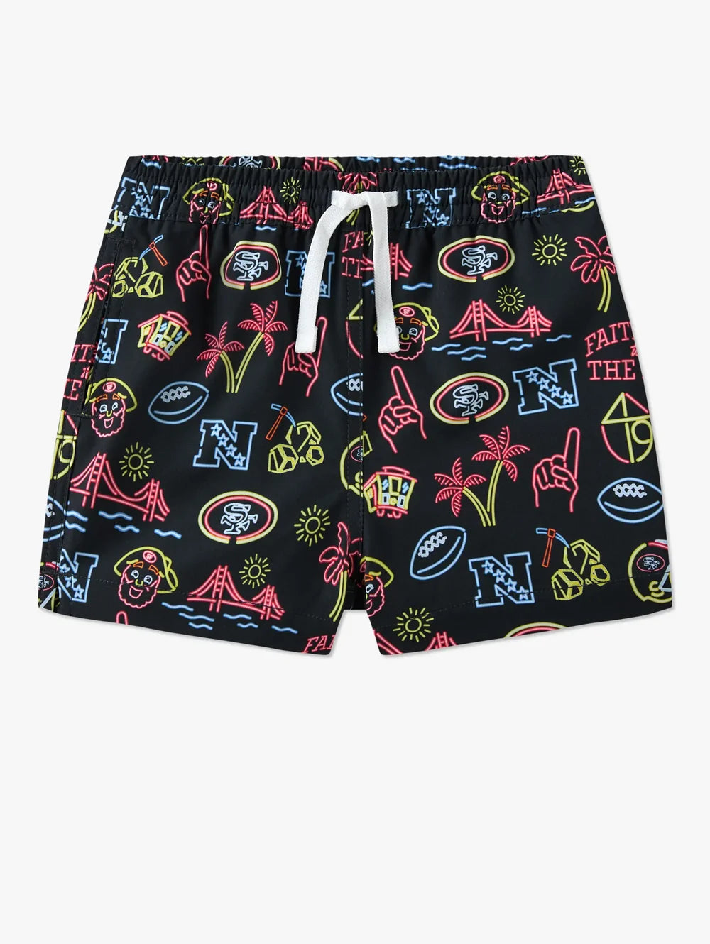 The Neon 49ers (NFL Toddler Swim Trunk) - Image 1 - Chubbies Shorts