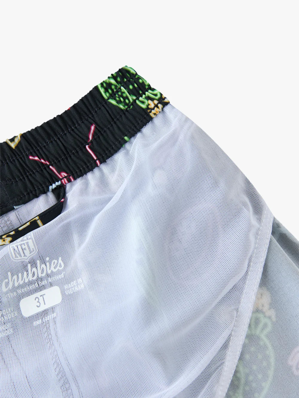 The Neon Cardinals (NFL Toddler Swim Trunk) - Image 3 - Chubbies Shorts