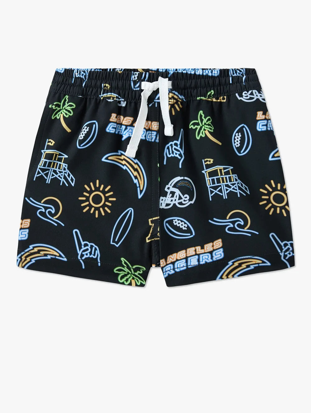The Neon Chargers (NFL Toddler Swim Trunk) - Image 1 - Chubbies Shorts