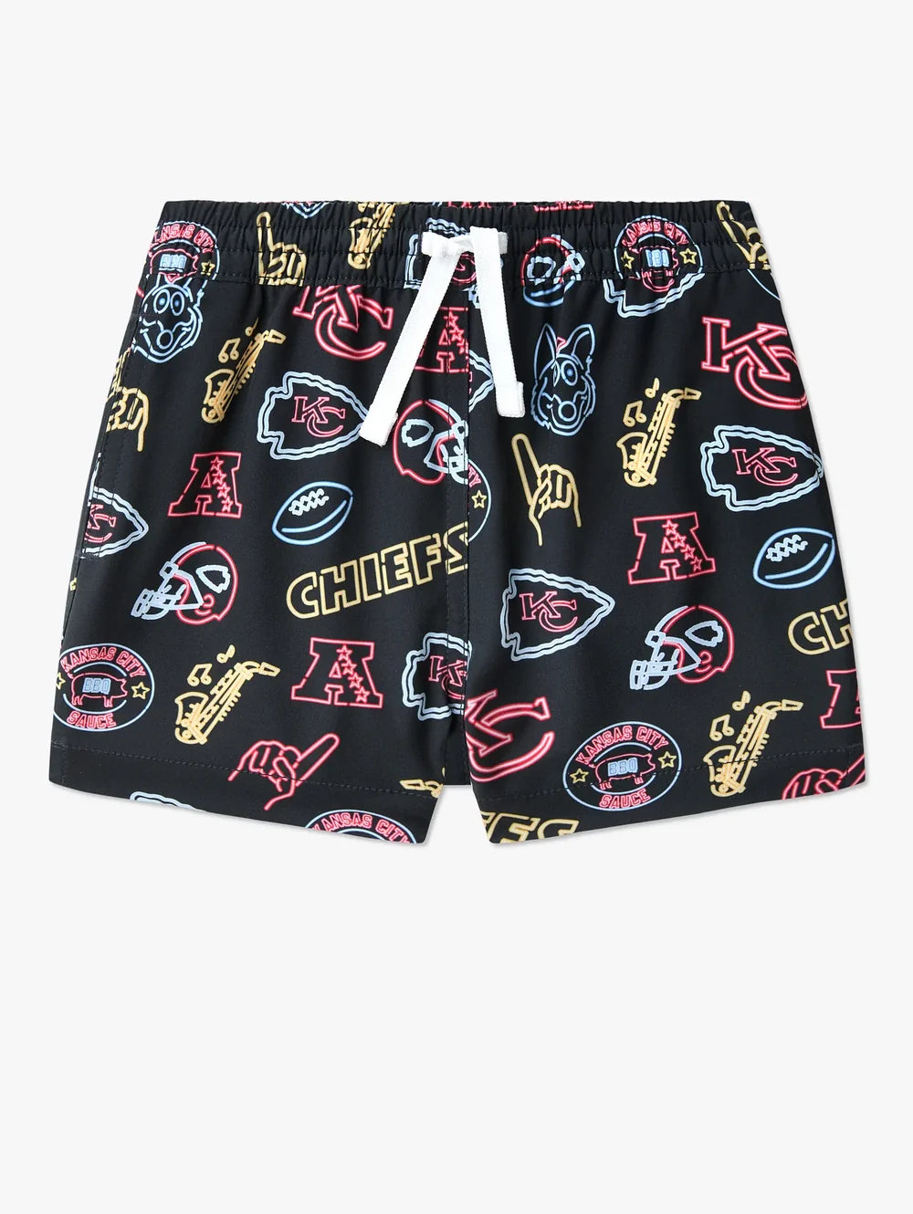 The Neon Chiefs (NFL Toddler Swim Trunk) - Image 1 - Chubbies Shorts