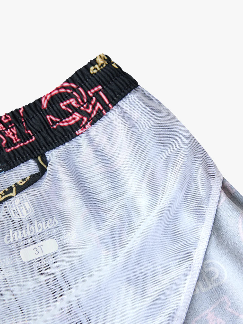 The Neon Chiefs (NFL Toddler Swim Trunk) - Image 2 - Chubbies Shorts