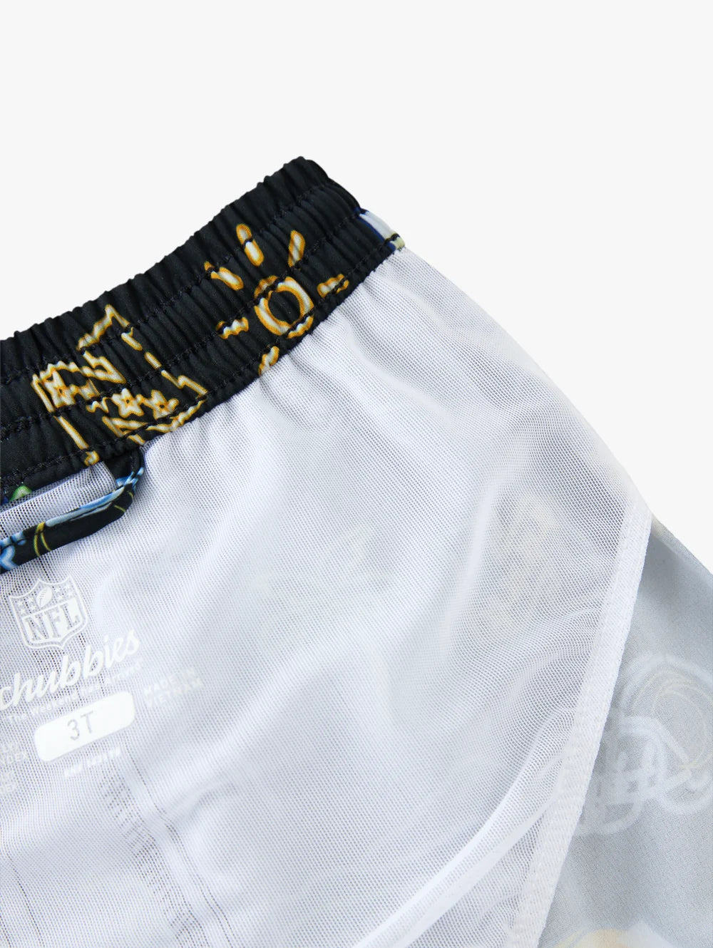 The Neon Rams (NFL Toddler Swim Trunk) - Image 3 - Chubbies Shorts