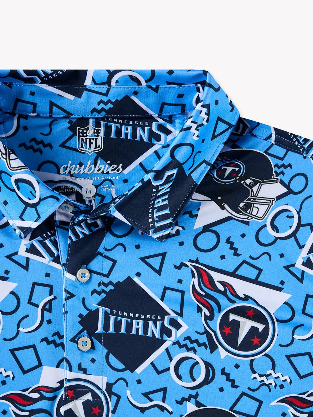 The Titans Game Day Fit (Performance Polo) - Image 3 - Chubbies Shorts