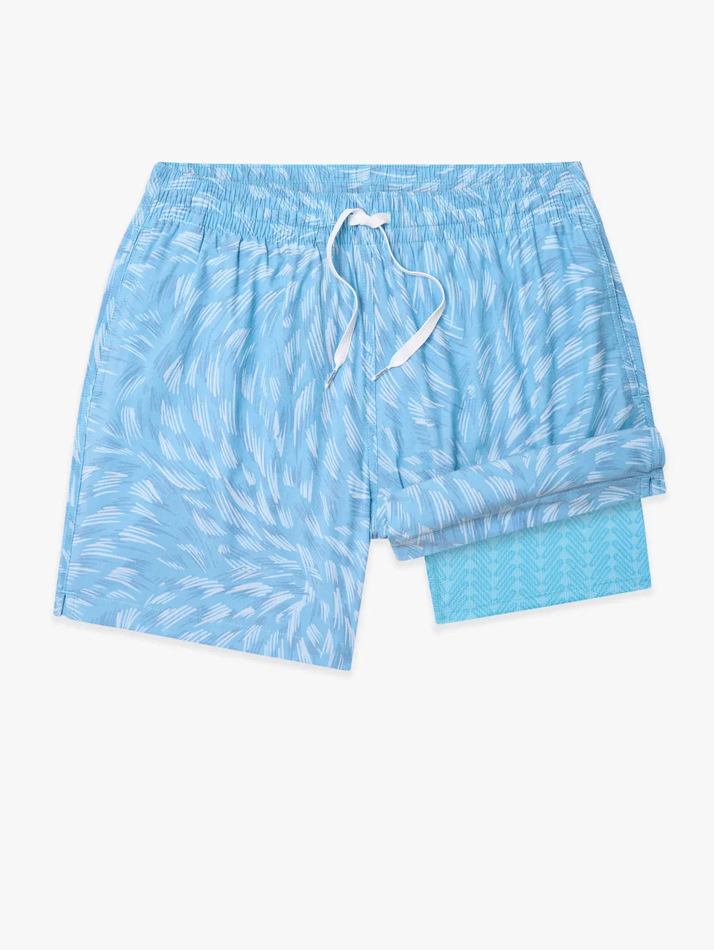 The Turquoise Tides 5.5" (Classic Lined Swim Trunk) - Image 1 - Chubbies Shorts