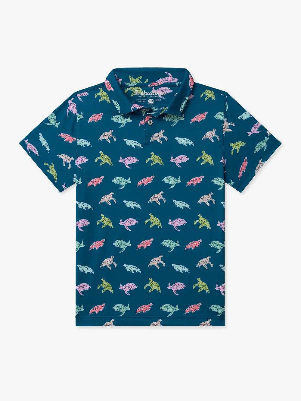 The Turtally Awesome (Boys Performance Polo) - Image 1 - Chubbies Shorts