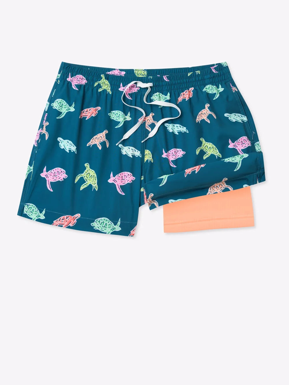 The Turtally Awesomes 4" (Classic Lined Swim Trunk) - Image 1 - Chubbies Shorts
