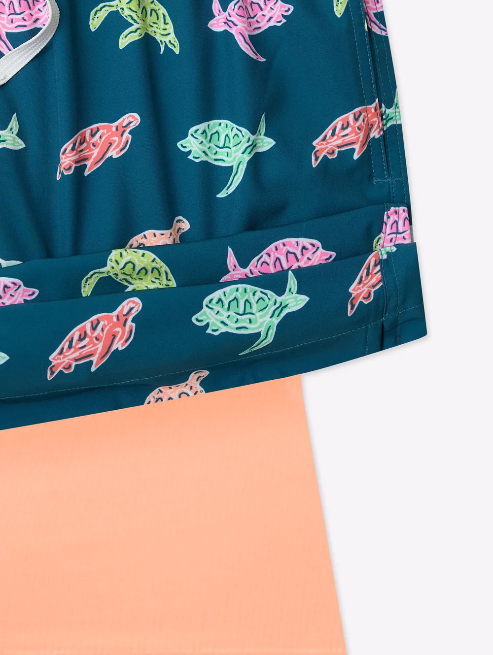 The Turtally Awesomes 4" (Classic Lined Swim Trunk) - Image 2 - Chubbies Shorts