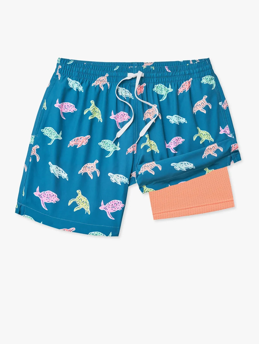 The Turtally Awesomes 5.5" (Classic Lined Swim Trunk) - Image 1 - Chubbies Shorts