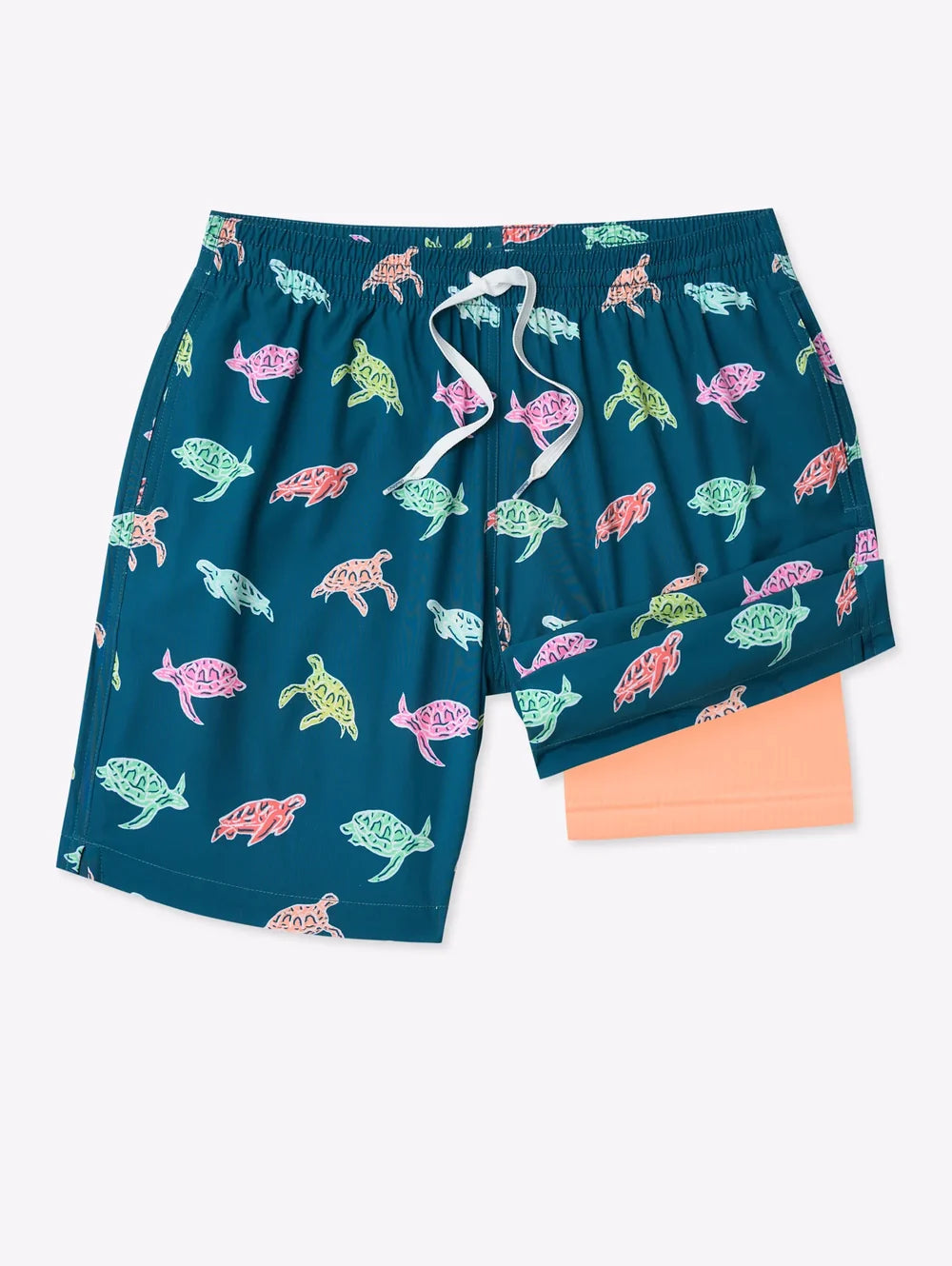 The Turtally Awesomes 7"(Classic Lined Swim Trunk) - Image 1 - Chubbies Shorts