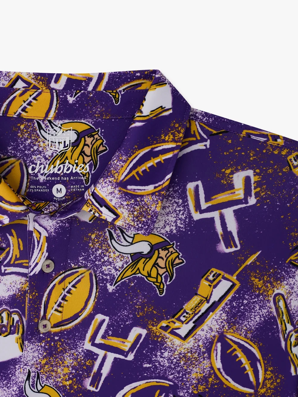 The Vikings First Round Fit (Polo) - Image 2 - Chubbies Shorts