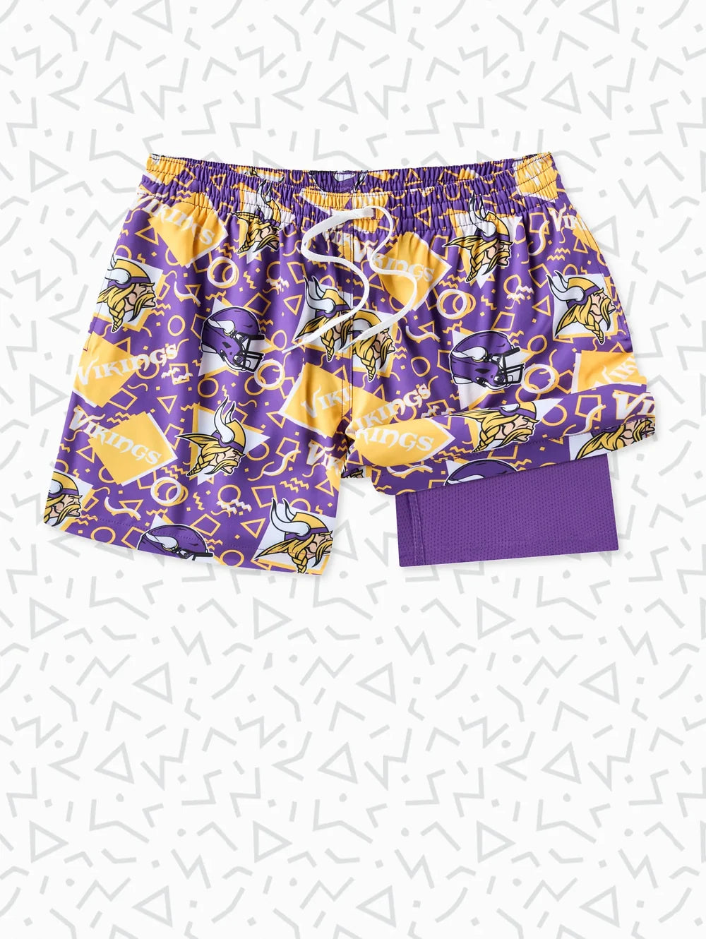 The Vikings Game Day Fit 5.5" (Classic Lined Swim) - Image 1 - Chubbies Shorts