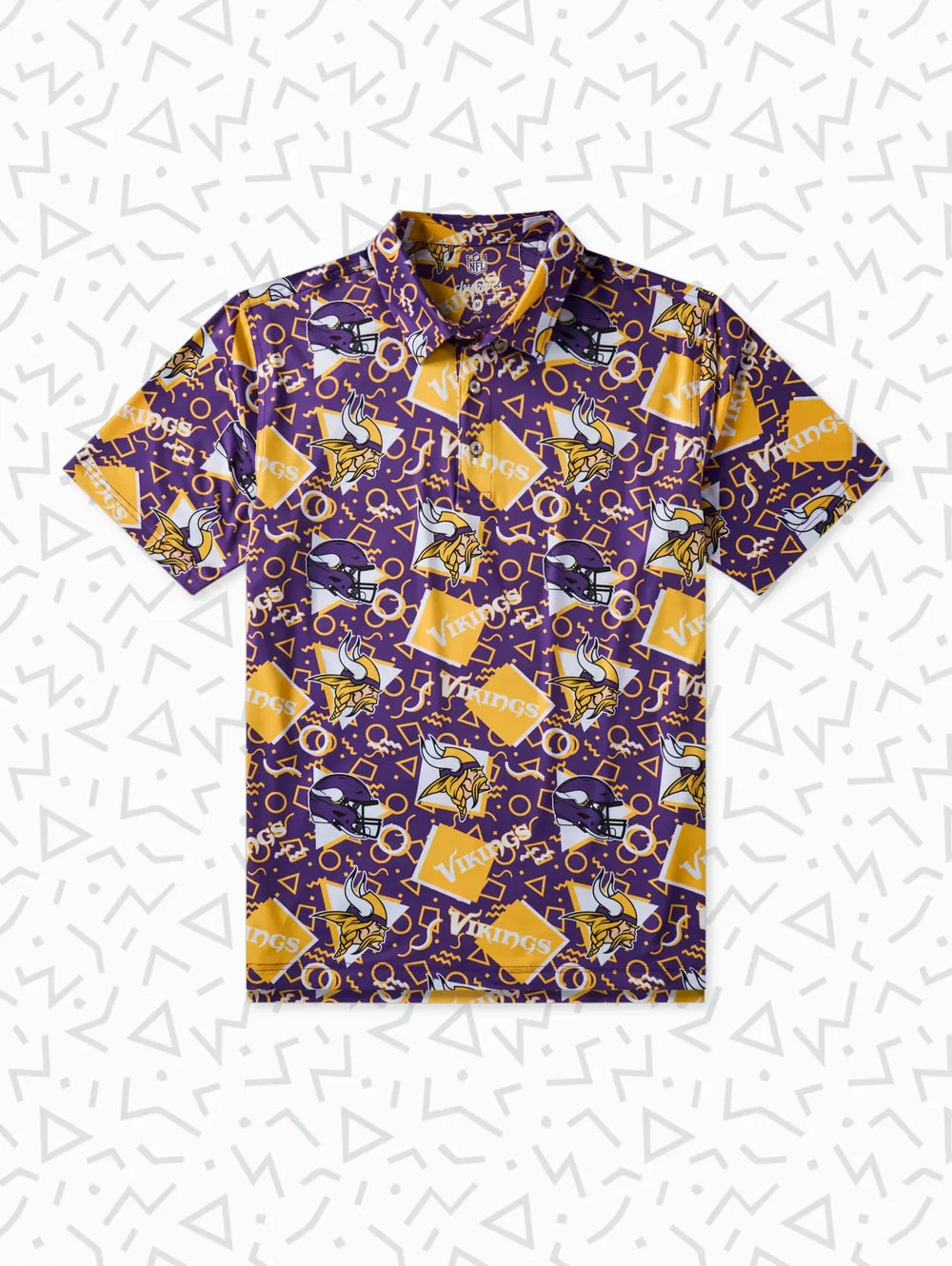 The Vikings Game Day Fit (Performance Polo) - Image 1 - Chubbies Shorts