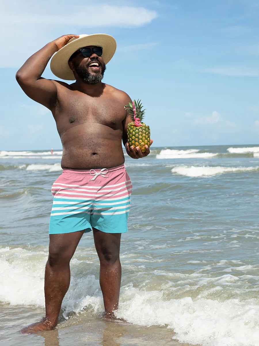 The On The Horizons 7" (Lined Classic Swim Trunk) - Image 2 - Chubbies Shorts
