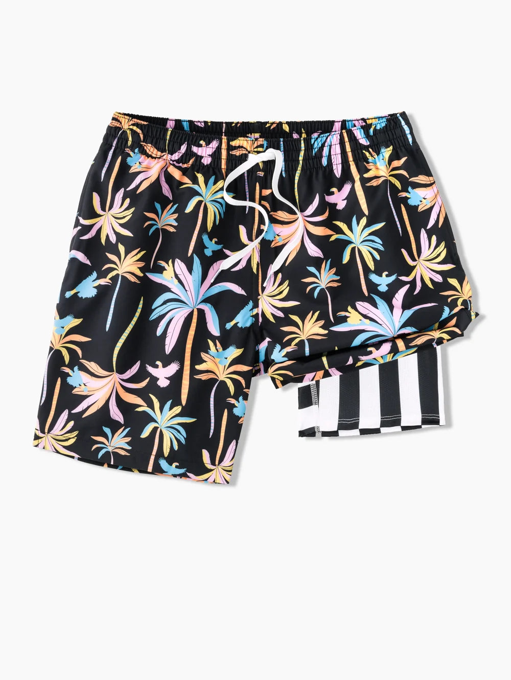 The Black Light Nights 7" (Classic Lined Swim Trunk) - Image 1 - Chubbies Shorts
