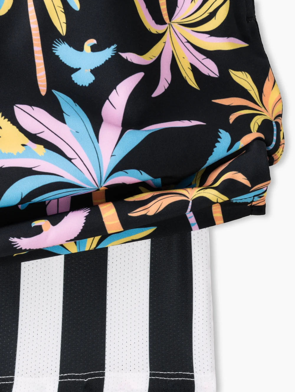 The Black Light Nights 7" (Classic Lined Swim Trunk) - Image 2 - Chubbies Shorts