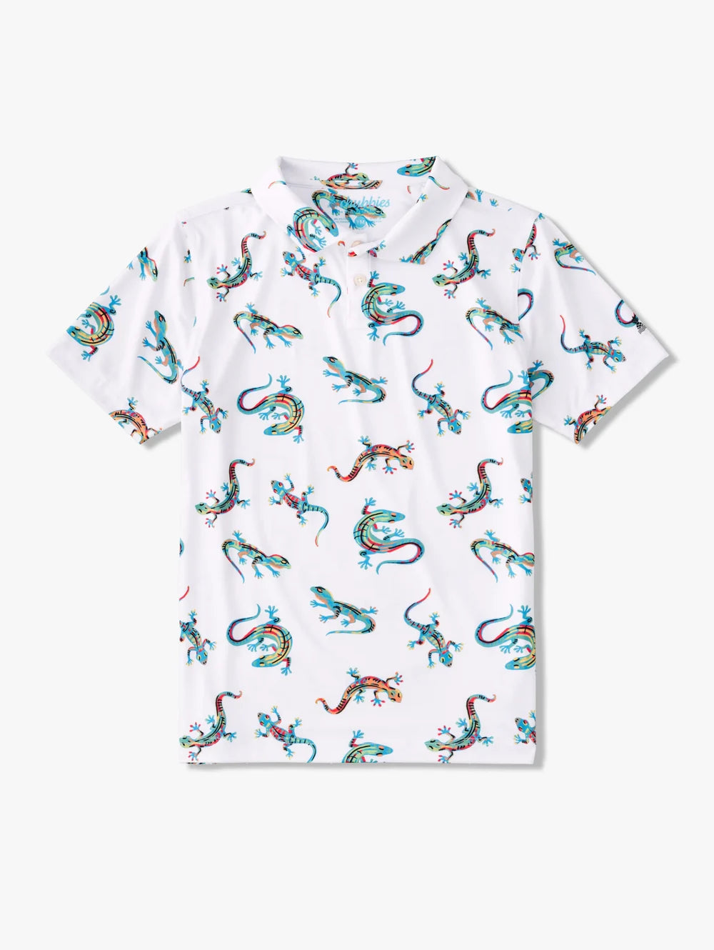 The Blizzard O' Lizard (Boys Performance Polo) - Image 1 - Chubbies Shorts