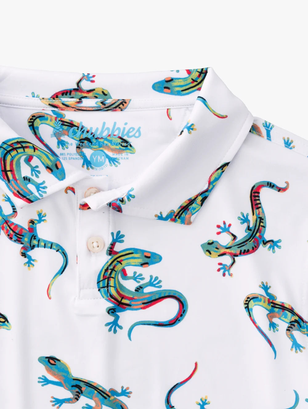 The Blizzard O' Lizard (Boys Performance Polo) - Image 3 - Chubbies Shorts