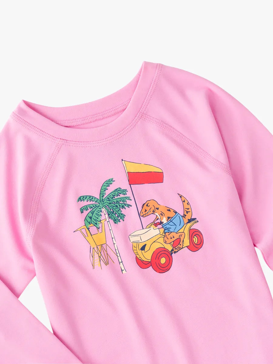 The Dino Racers (Toddler Rashguard) - Image 5 - Chubbies Shorts