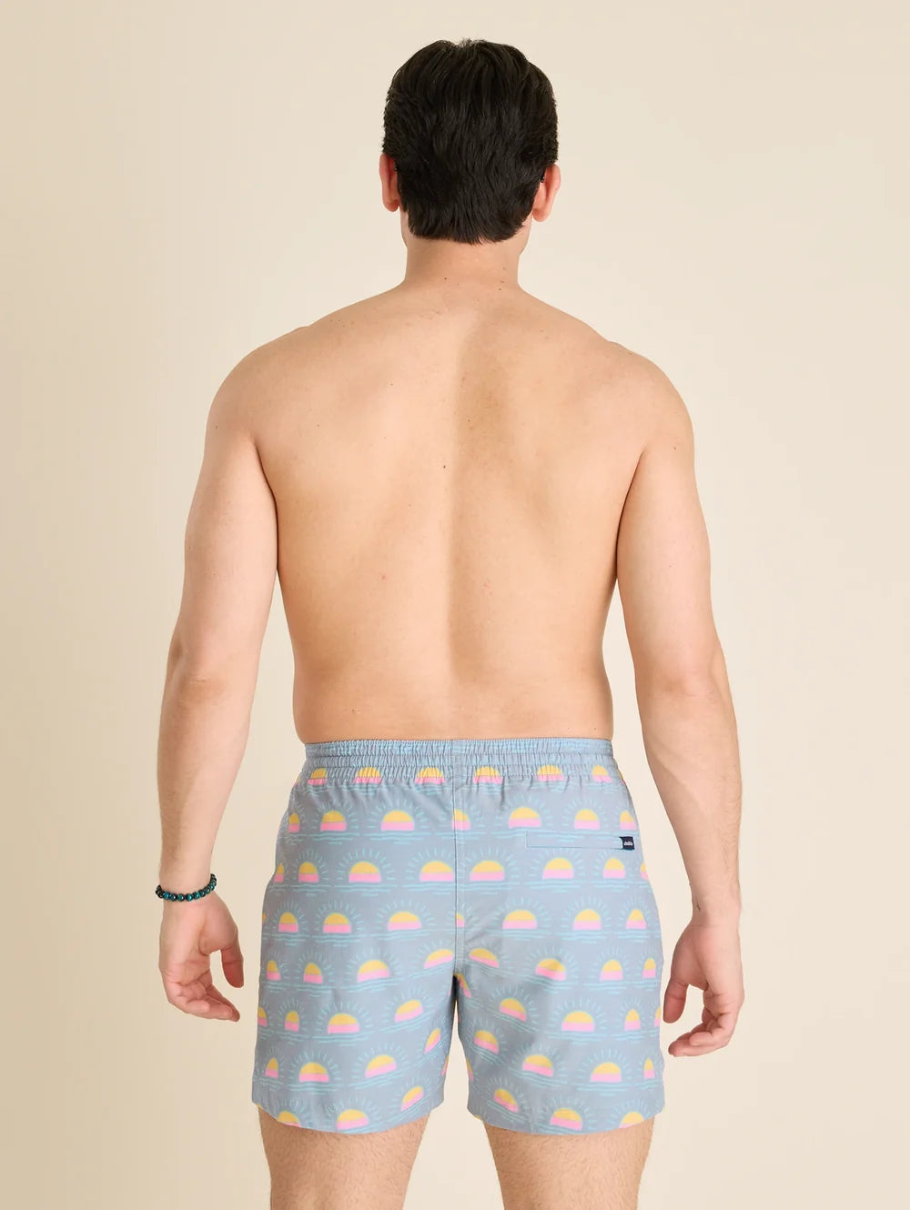 The Heat Waves- Gray 5.5" (Classic Lined Swim Trunk) - Image 6 - Chubbies Shorts