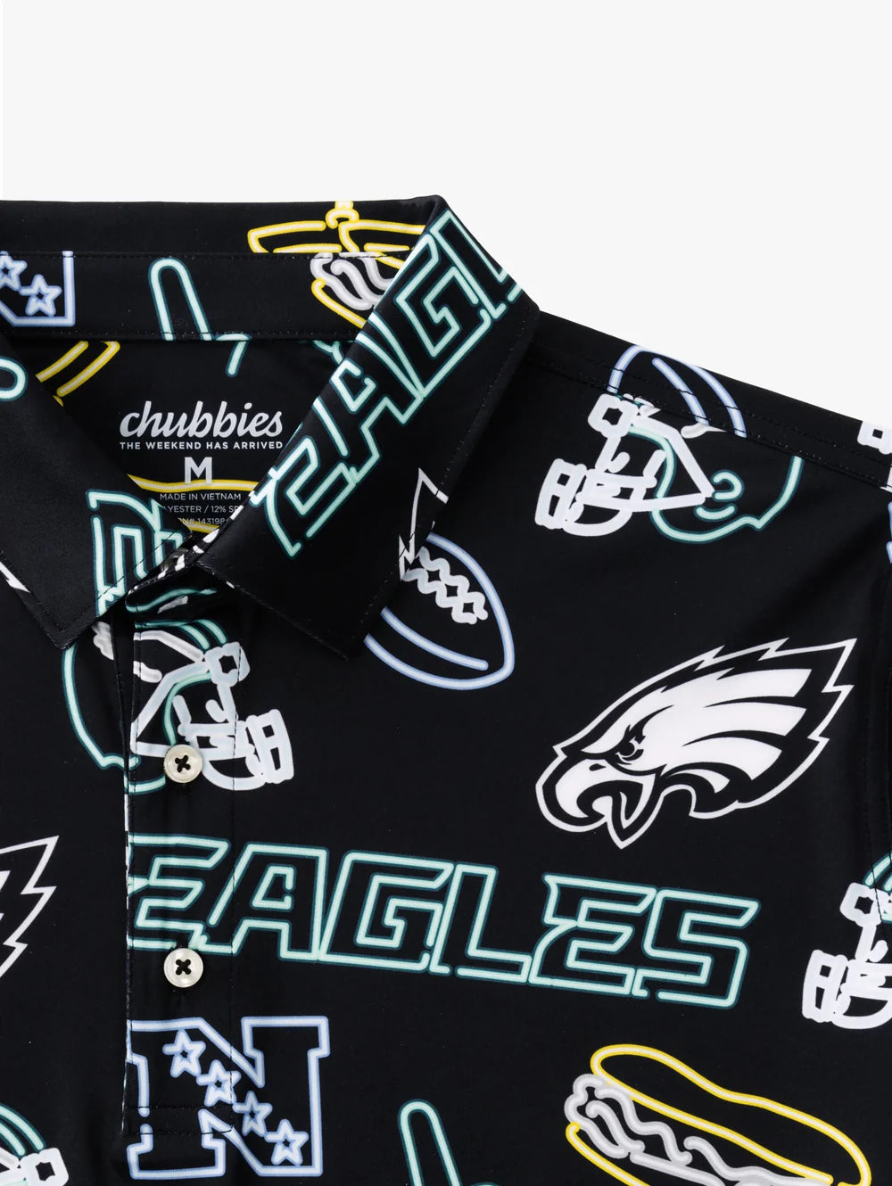 The Neon Eagles (NFL Performance Polo) - Image 2 - Chubbies Shorts