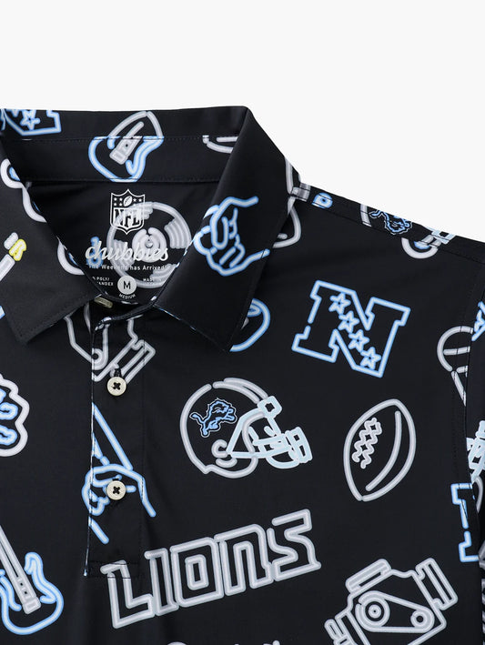The Neon Lions (NFL Performance Polo) - Image 2 - Chubbies Shorts