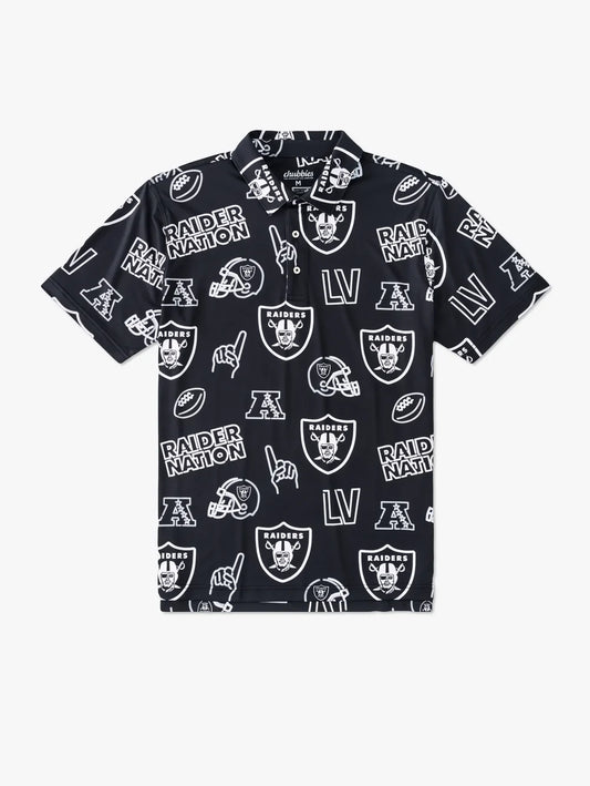 The Neon Raiders (NFL Performance Polo) - Image 1 - Chubbies Shorts