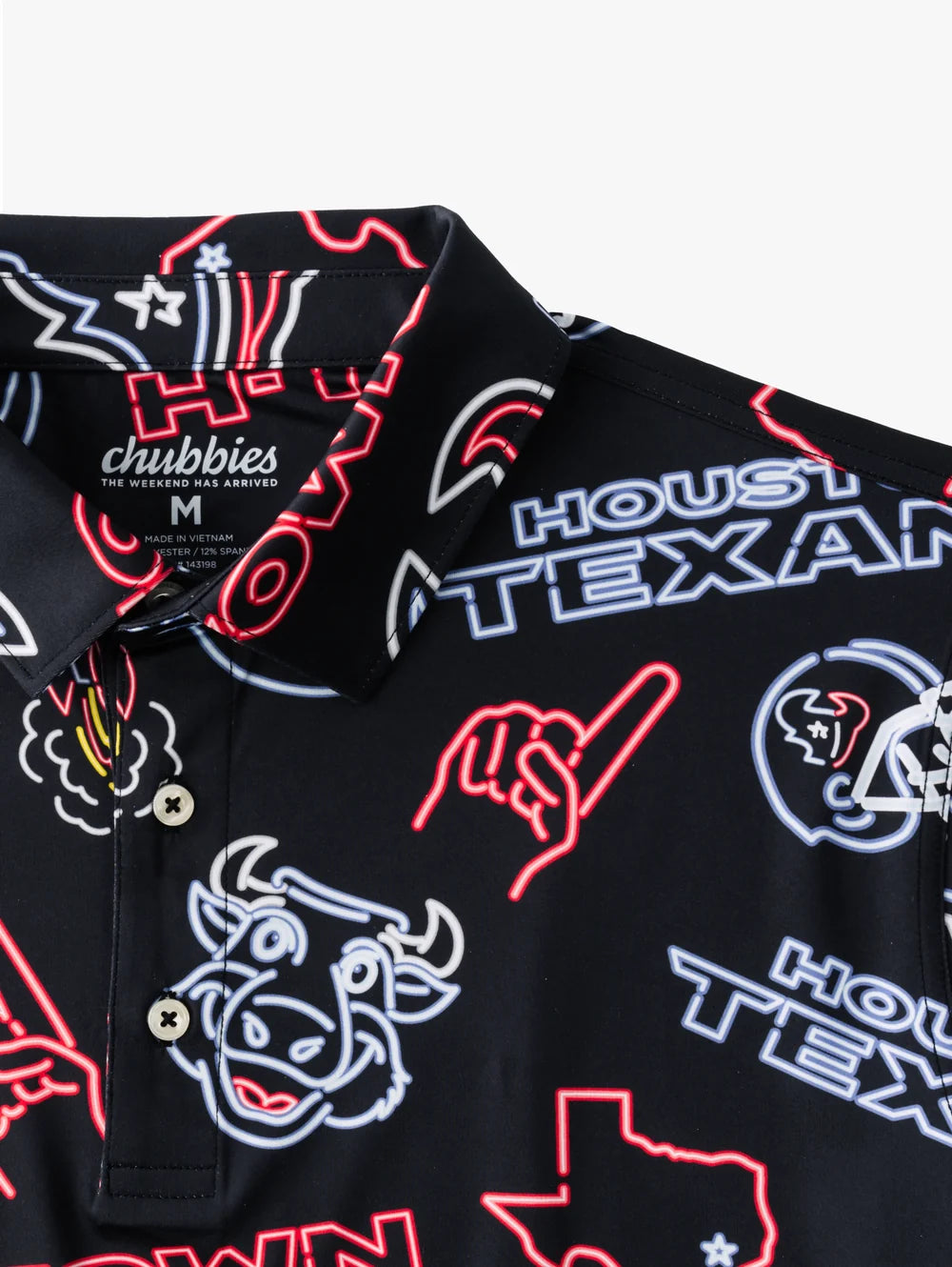The Neon Texans (NFL Performance Polo) - Image 2 - Chubbies Shorts